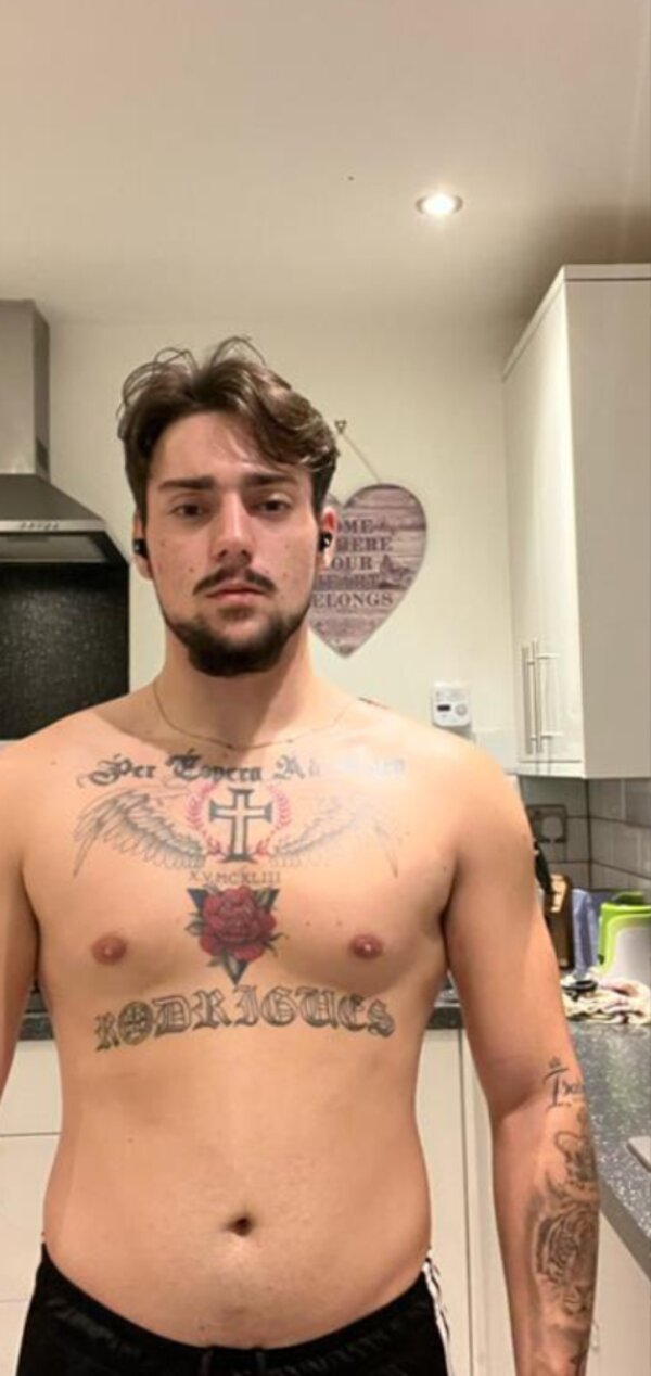 Alex before his transformation